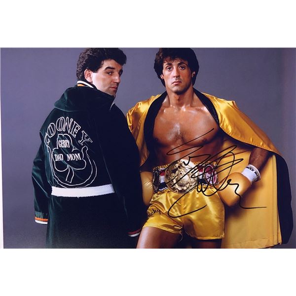 Sylvester Stallone Autograph Signed Rocky Photo