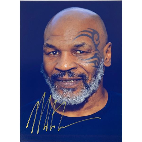 Autograph Signed Boxing Mike Tyson Photo