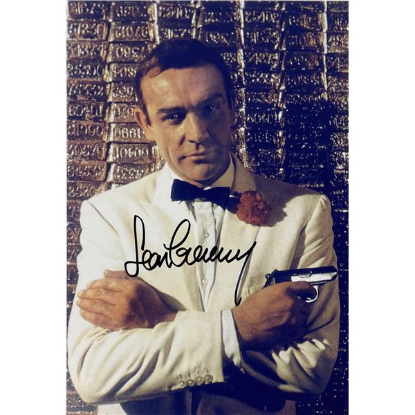 Autograph Signed James Bond Sean Connery Photo