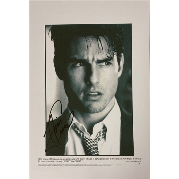 Signed Jerry Maguire Media Press Photo