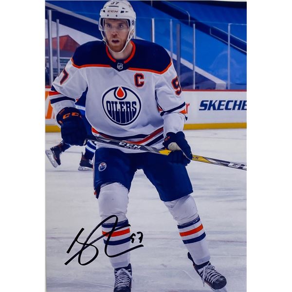 Autograph Signed Connor McDavid Photo