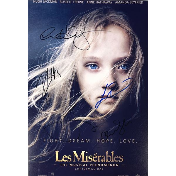 Les Miserables Hugh Jackman Signed Photo