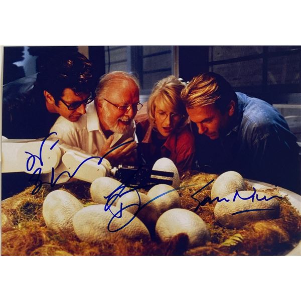 Autograph Signed Jurassic Park Sam Neill Photo