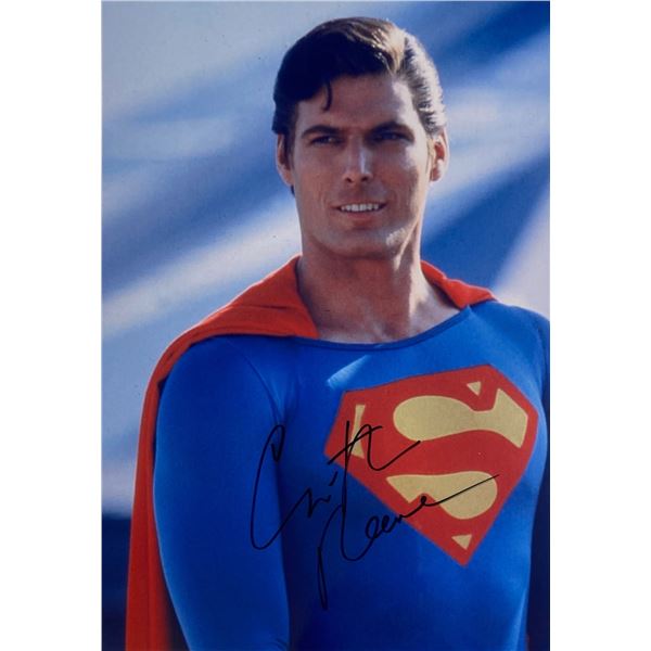 Autograph Signed Christopher Reeve Photo