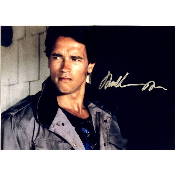 Autograph Signed Terminator Arnold Schwarzenegger Photo