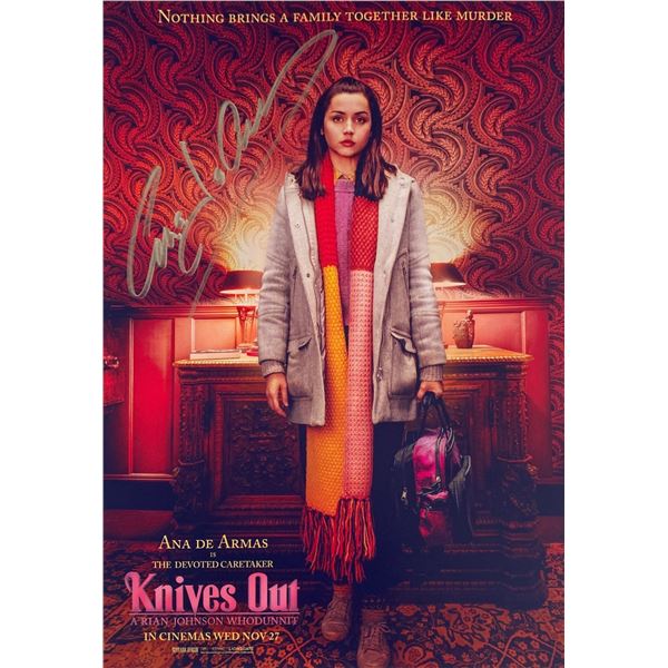 Autograph Signed Knives Out Ana De Armas Photo