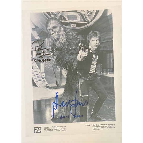 Signed Star Wars Media Press Photo