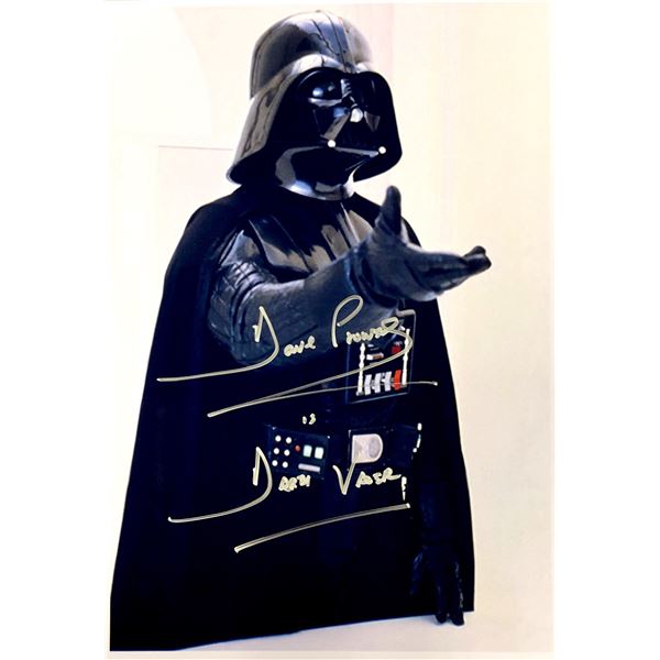 Autograph Signed Star Wars Dave Prowse Photo
