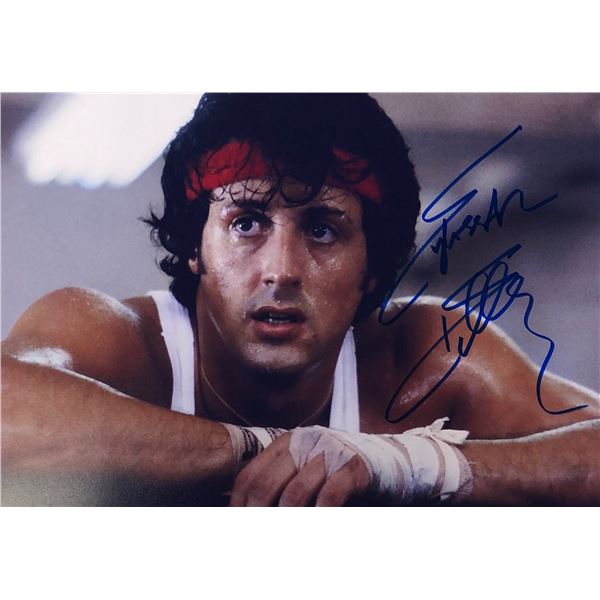 Sylvester Stallone Autograph Signed Rocky Photo