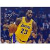 Image 1 : Autograph Signed Basketball LeBron James Photo