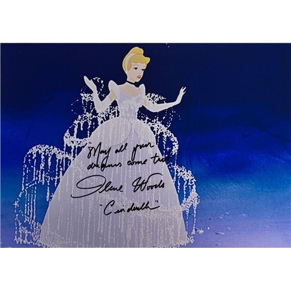 Autograph Signed Cinderella Ilene Woods Photo