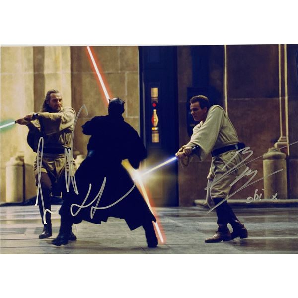 Autograph Signed Star Wars Liam Ewan Photo