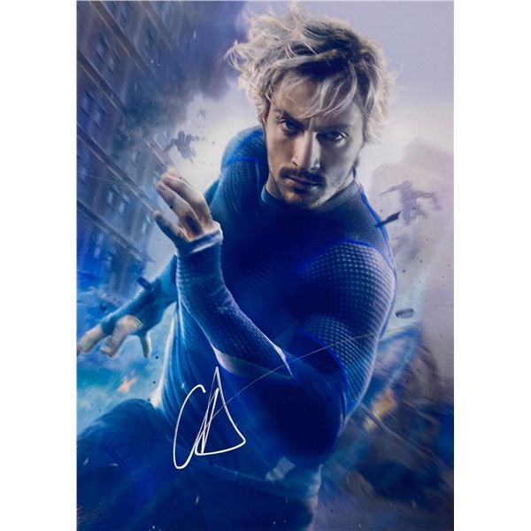 Autograph Signed Avengers Aaron Taylor-Johnson Photo