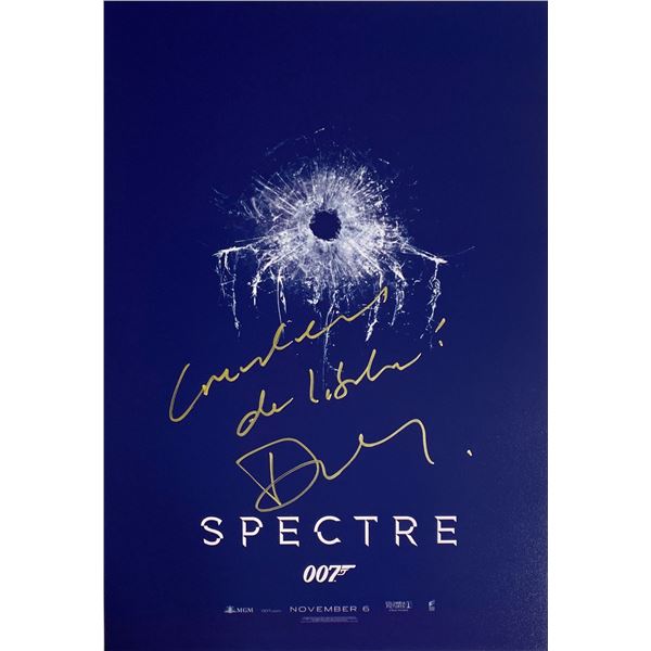Autograph Signed James Bond Spectre Photo