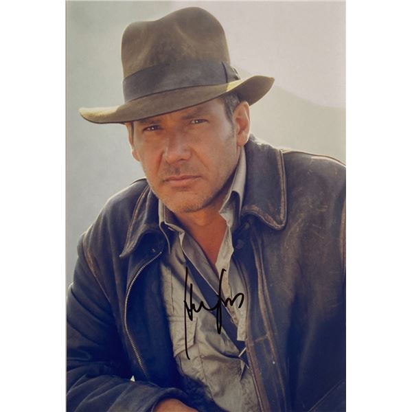 Autograph Signed Indiana Jones Harrison Ford Photo
