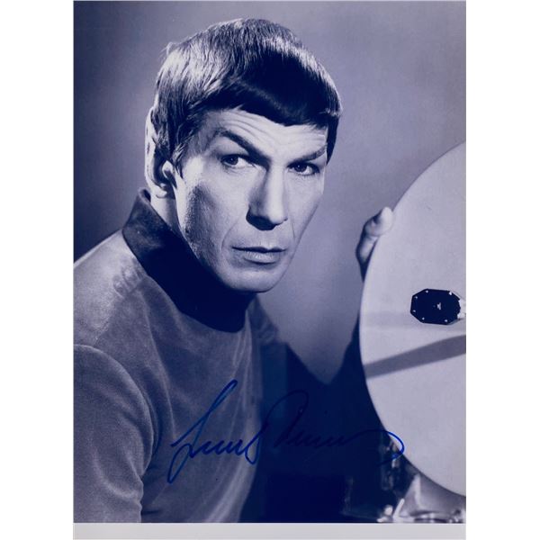 Autograph Signed Leonard Nimoy Photo