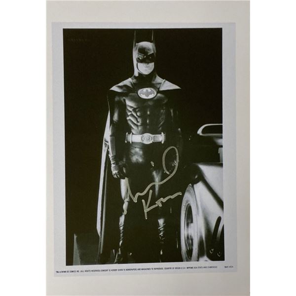 Signed Batman Media Press Photo