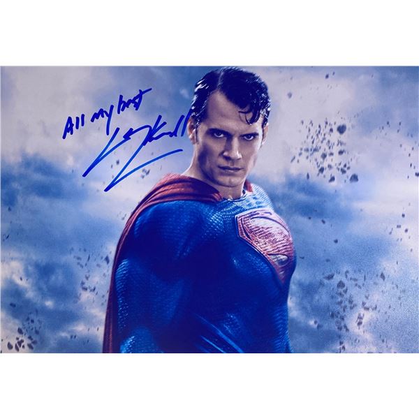 Autograph Signed Henry Cavill Photo