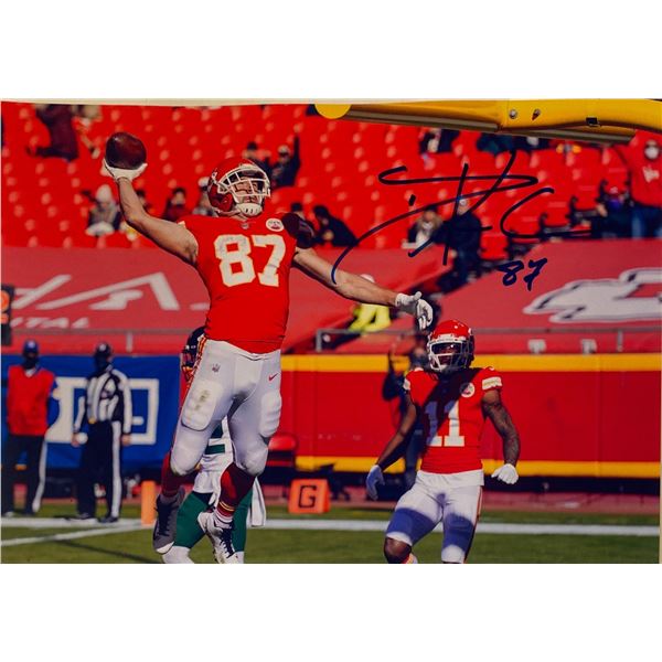 Autograph Signed Travis Kelce Photo