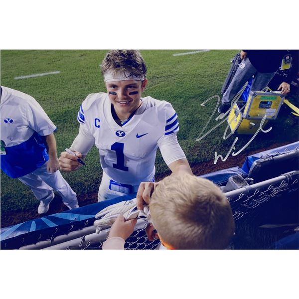 Autograph Signed Zach Wilson Photo