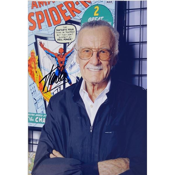Autograph Signed Stan Lee Photo