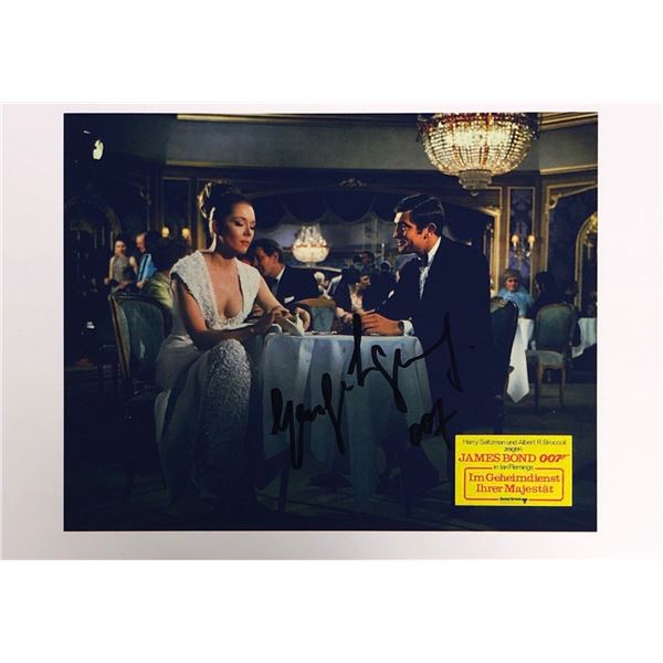 George Lazenby Autograph Signed James Bond 007 Photo