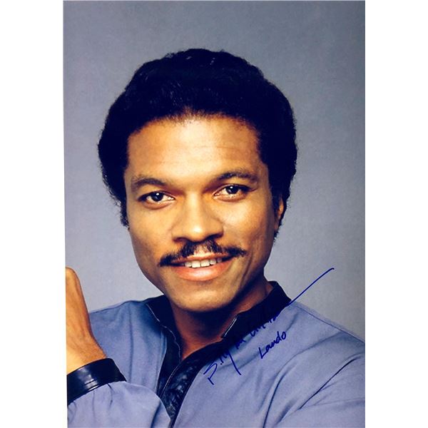 Autograph Signed Star Wars Billy Dee Willams Photo