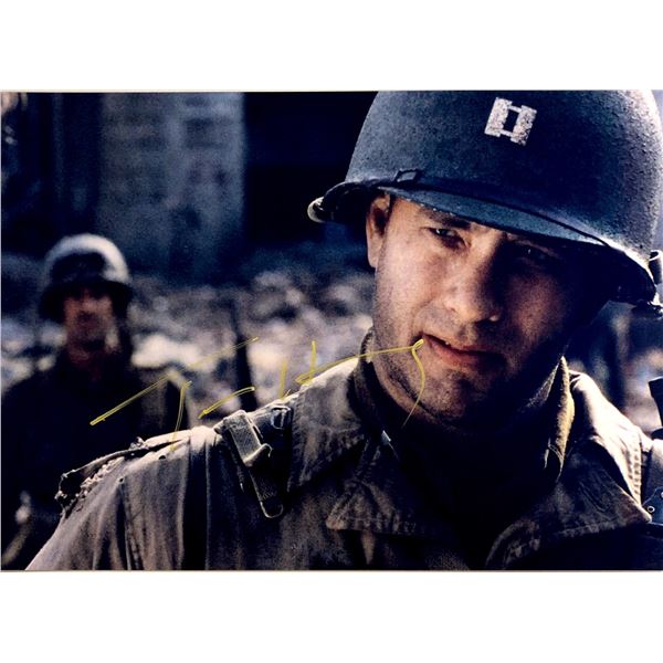 Tom Hanks Autograph Signed Saving Pirate Ryan Photo
