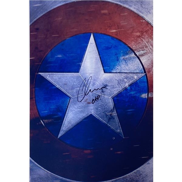 Autograph Signed Avengers Chris Evans Photo