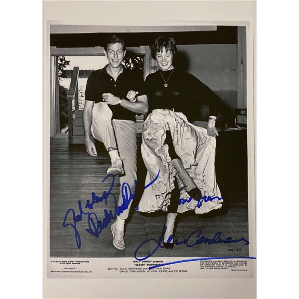 Signed Mary Poppins Media Press Photo