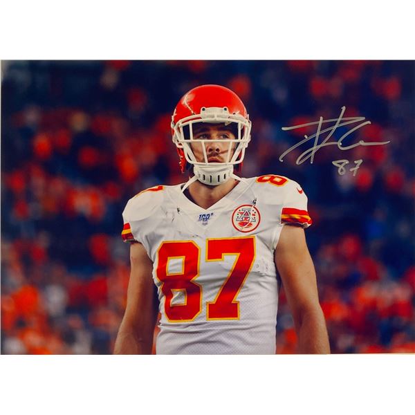 Autograph Signed Travis Kelce Photo