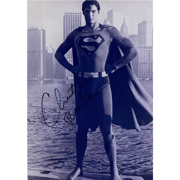 Autograph Signed Christopher Reeve Photo