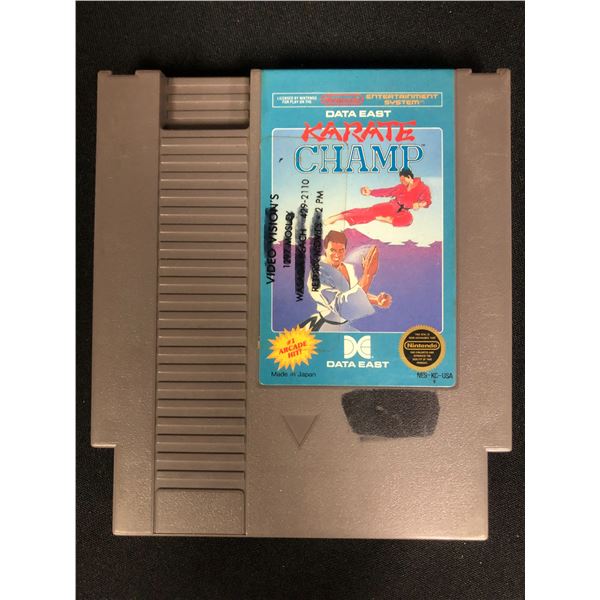 NINTENDO "KARATE CHAMP" VIDEO GAME