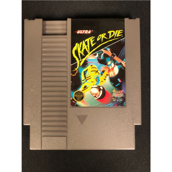 NINTENDO  SKATE OR DIE  VIDEO GAME