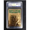 Image 1 : 1997 BLEACHERS 23KT GOLD JOE NAMATH LIMITED EDITION WCG 10 GEM-MT