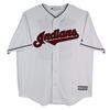 Image 3 : CHARLIE SHEEN 'RICKY VAUGHN' SIGNED CLEVELAND INDIANS MAJESTIC COOLBASE JERSEY (BECKETT COA)