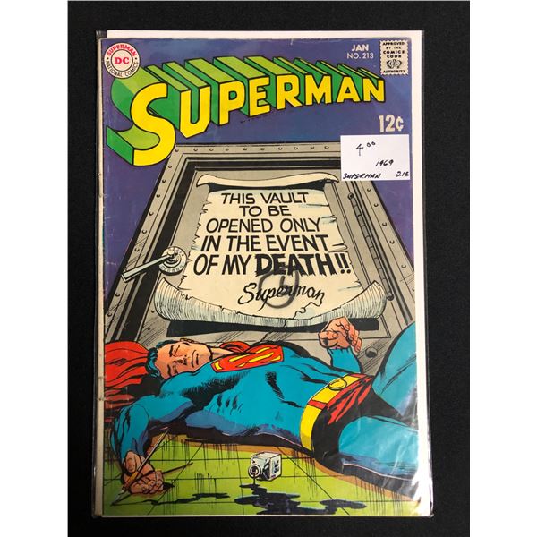 SUPERMAN #213  DC COMICS