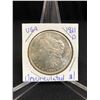 Image 1 : 1921 D UNCIRCULATED MORGAN SILVER DOLLAR .900 SILVER