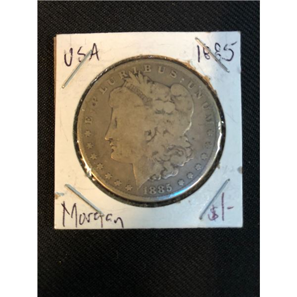 1885  MORGAN SILVER DOLLAR .900 SILVER