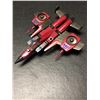 Image 1 : 1980'S TRANSFORMERS THRUST MAROON RED JET PLANE