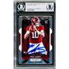 Image 1 : 2021 PANINI PRIZM DRAFT PICKS NO.183 MAC JONES AUTHENTIC AUTOGRAPH (BAS)