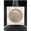 Image 1 : 1923  PEACE DOLLAR .900 SILVER