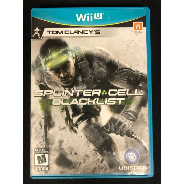 UBISOFT Wii "Tom Clancy's SPLINTER CELL BLACKLIST" VIDEO GAME