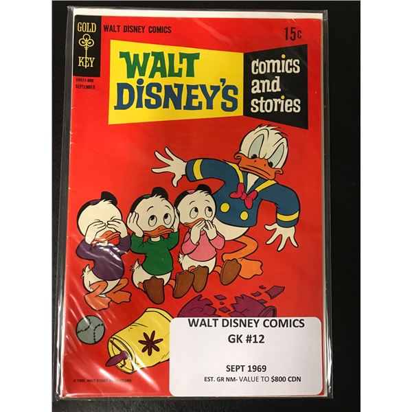 WALT DISNEY'S COMICS NO.12 (GOLD KEY COMICS, 1969)