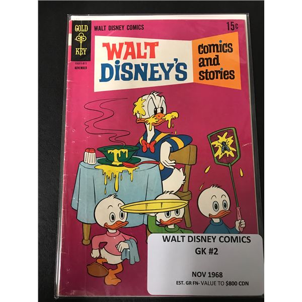 WALT DISNEY'S COMICS NO.2 (GOLD KEY COMICS, 1968)