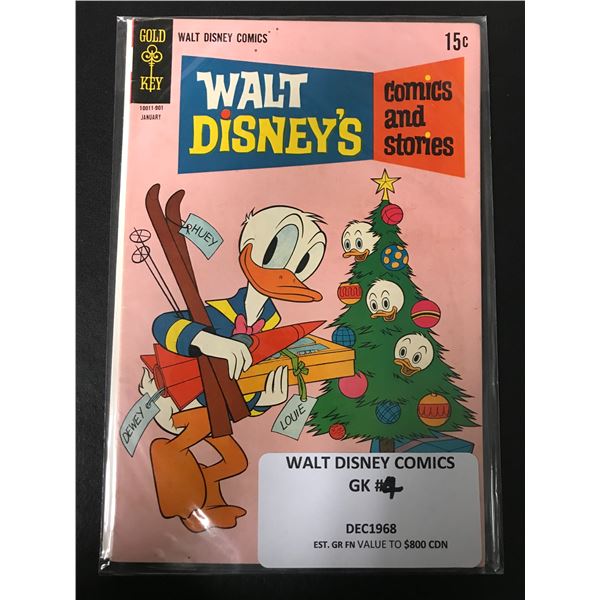 WALT DISNEY'S COMICS NO.4 (GOLD KEY COMICS, 1968)