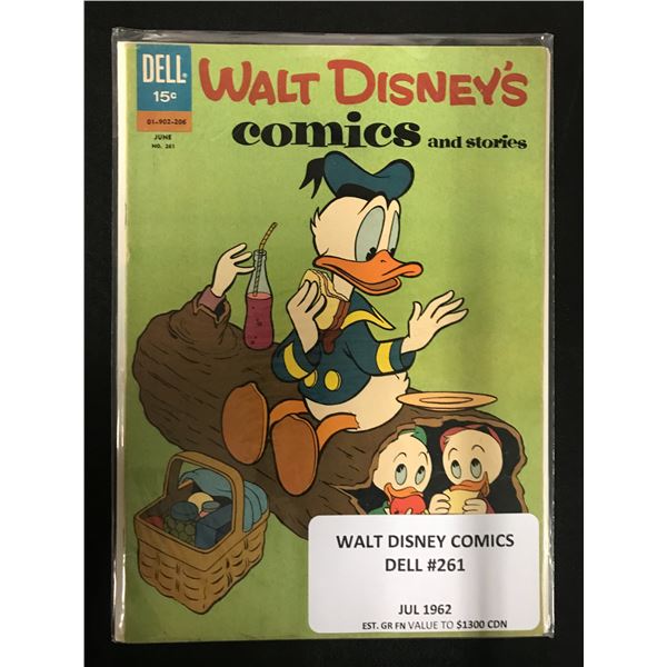 WALT DISNEY'S COMICS NO.261 (DELL COMICS, 1962)