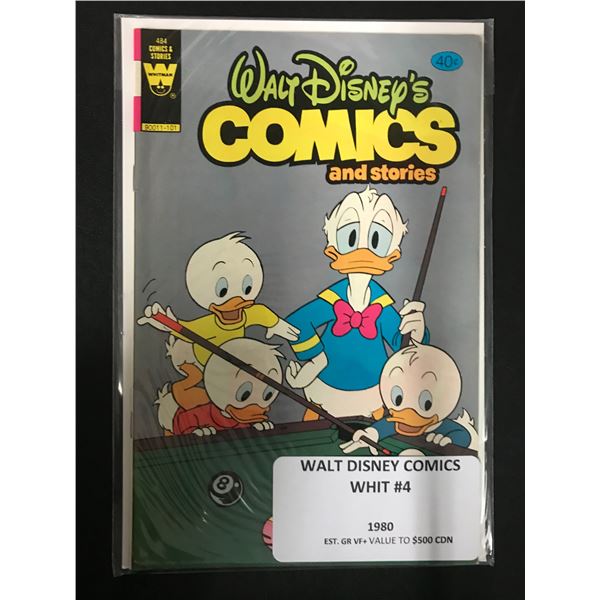 WALT DISNEY'S COMICS NO.4 (WHITMAN COMICS, 1980)