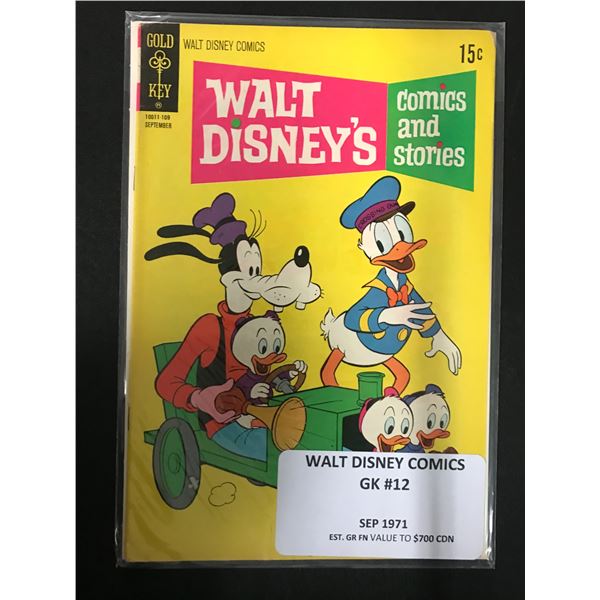 WALT DISNEY'S COMICS NO.12 (GOLD KEY COMICS, 1971)