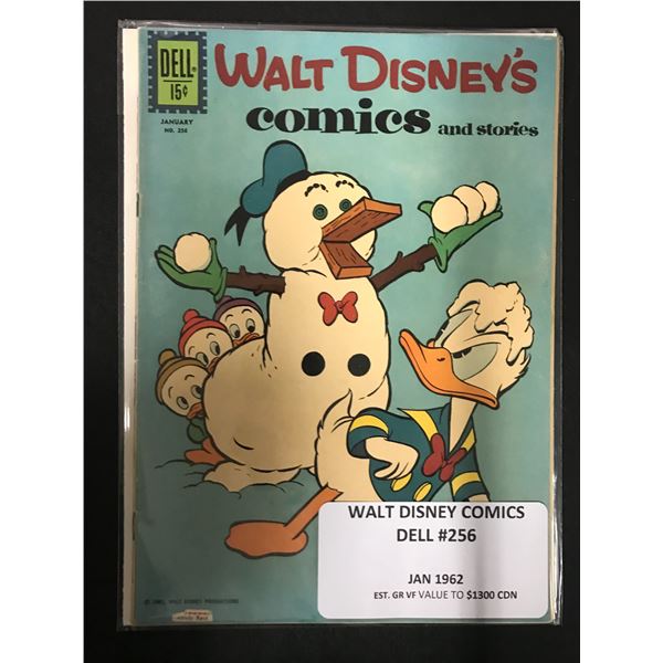 WALT DISNEY'S COMICS NO.256 (DELL COMICS, 1962)